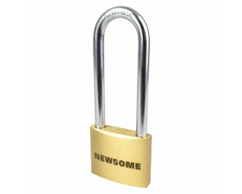 50mm Long Shackled Brass Padlock